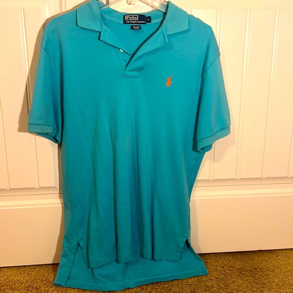 Polo by Ralph Lauren Marine Blue Polo Shirt Small